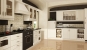 Белый угловой кухонный гарнитур в стиле классика - Масловка