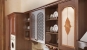 Классическая кухня коричневого цвета с фасадами из массива дуба - Бакетовские Дачи