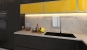 Угловая кухня с фасадами из рамочного МДФ цвете венге - Мнёвники 