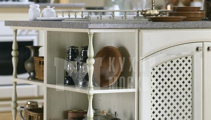 белая кухня в интерьере квартиры прованс фото роза декапе