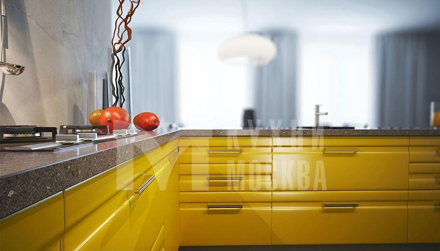 кухня желтого цвета перелкино